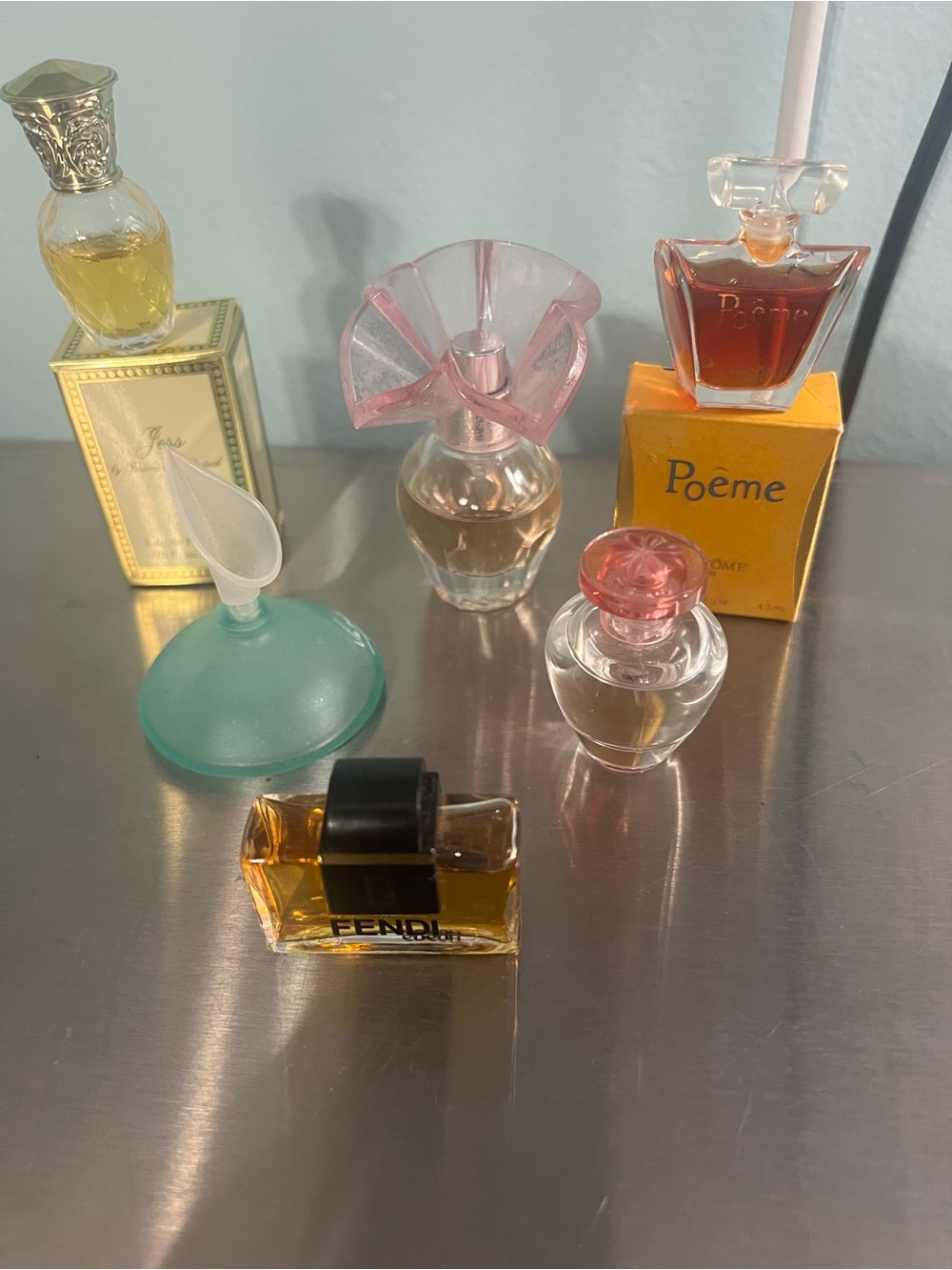 6 Petite Fragrance bottles - Not all Full